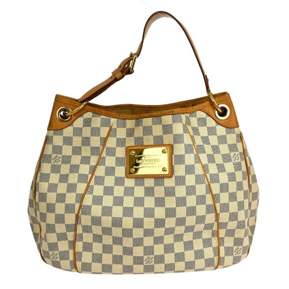 Louis Vuitton Damier Azur Galliera PM Shoulder Bag N55215 MI2160 XX08324 - Picture 1 of 9